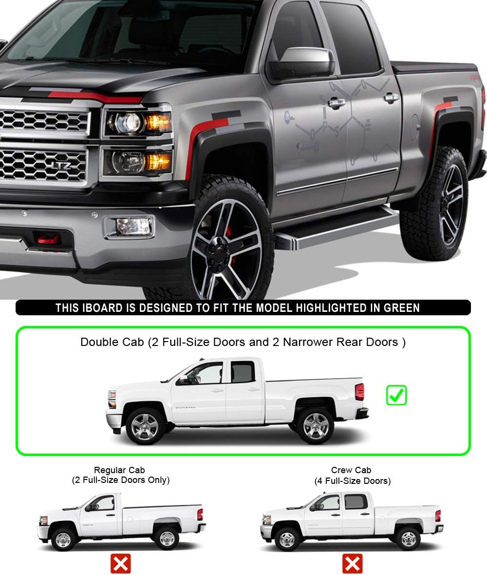 Running Boards 6in Double Cab P161194