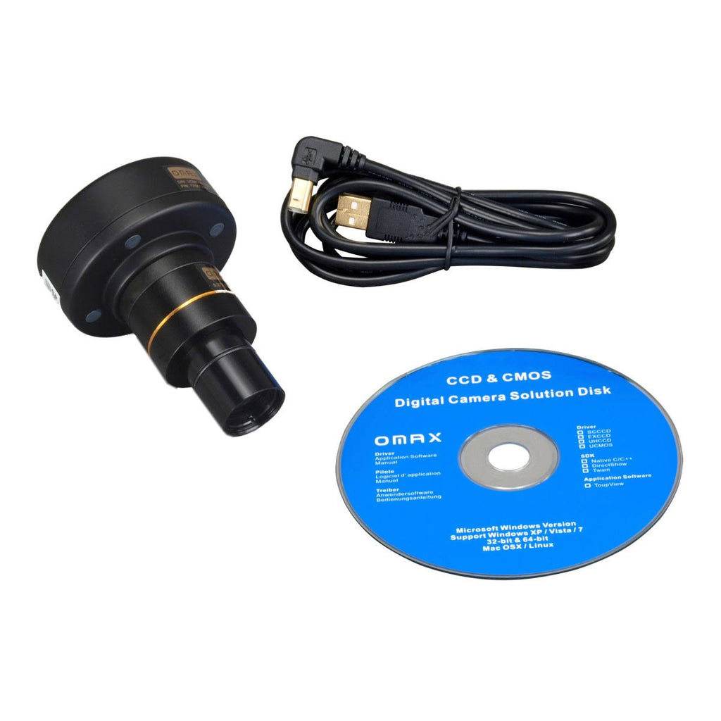 7-45X Stereo Microscope with Articulating Arm, 56 LED Ring Light, 3.2M Camera N3990