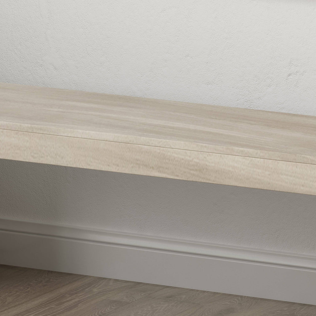 Black Acacia Wood Bench Q9453