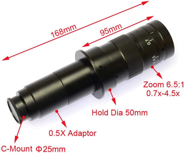 14MP HD Digital Microscope Camera with 180x Zoom Lens K6006