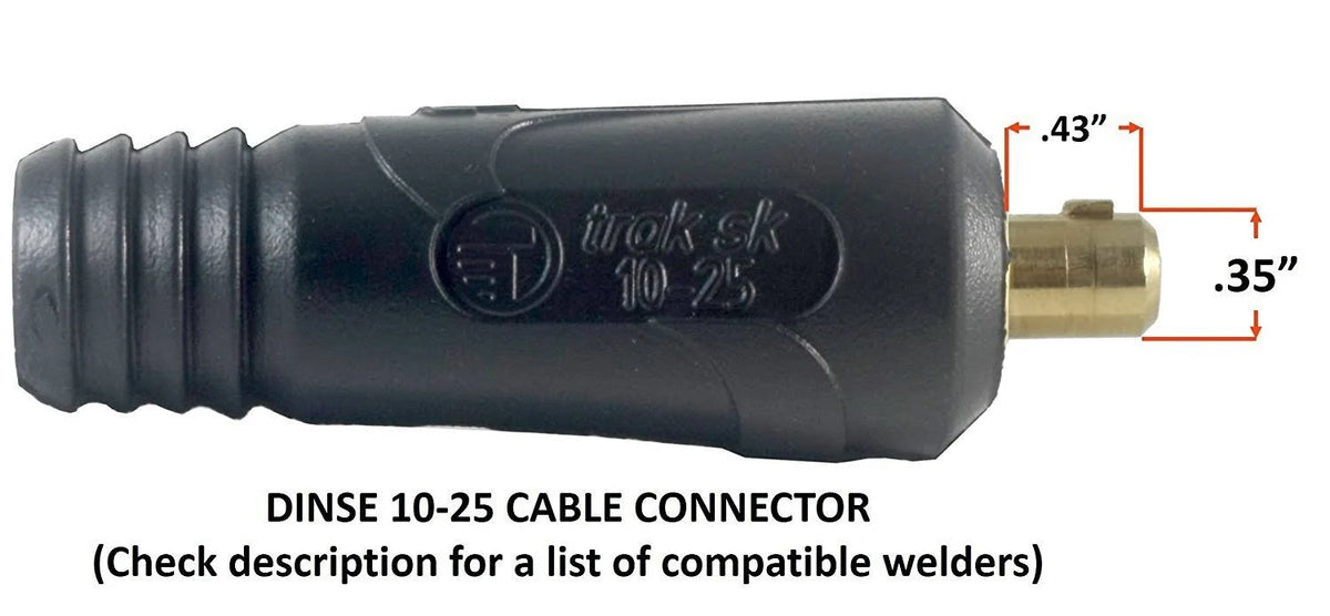 150 Amp Welding Leads Assembly Set #4 AWG Cable F880568