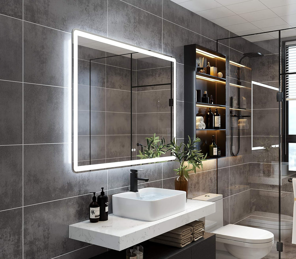 72 X 36 Inch LED Lighted Bathroom Mirror A817