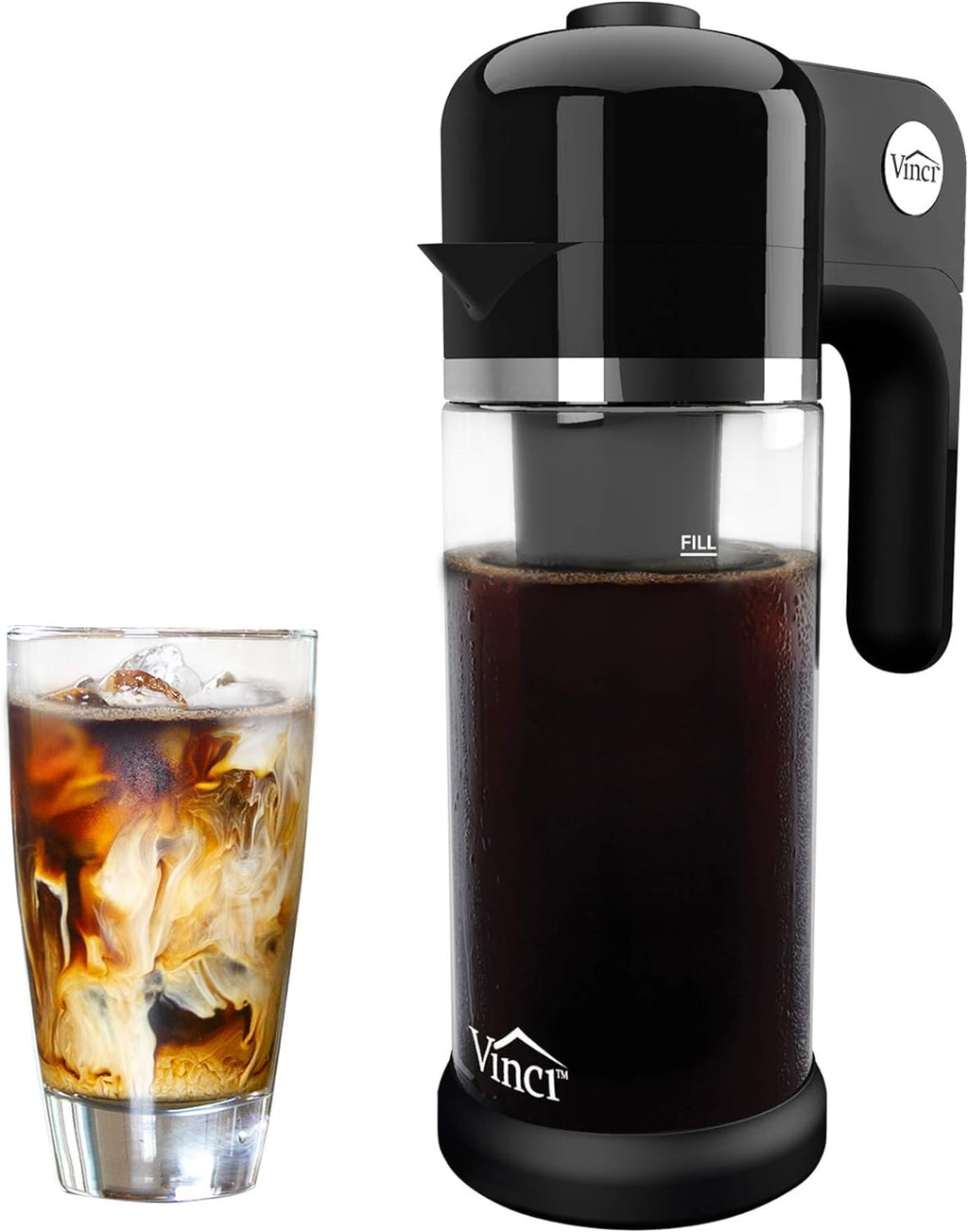 Cold Brew Electric Coffee Maker 1.1 Liter Glass Carafe O43797