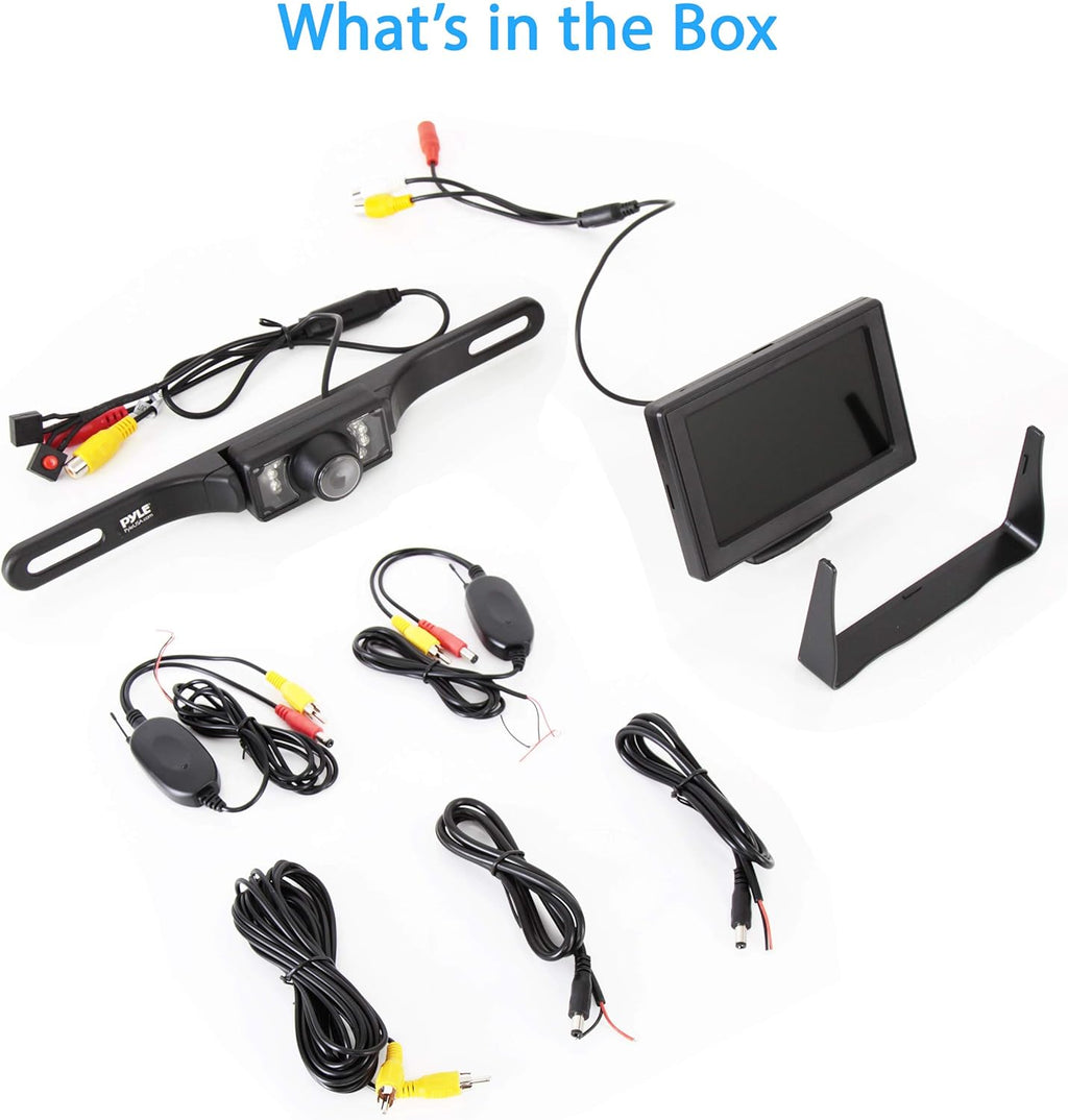 Waterproof Wireless Rear View Camera with 4.3” Color LCD Display G7956