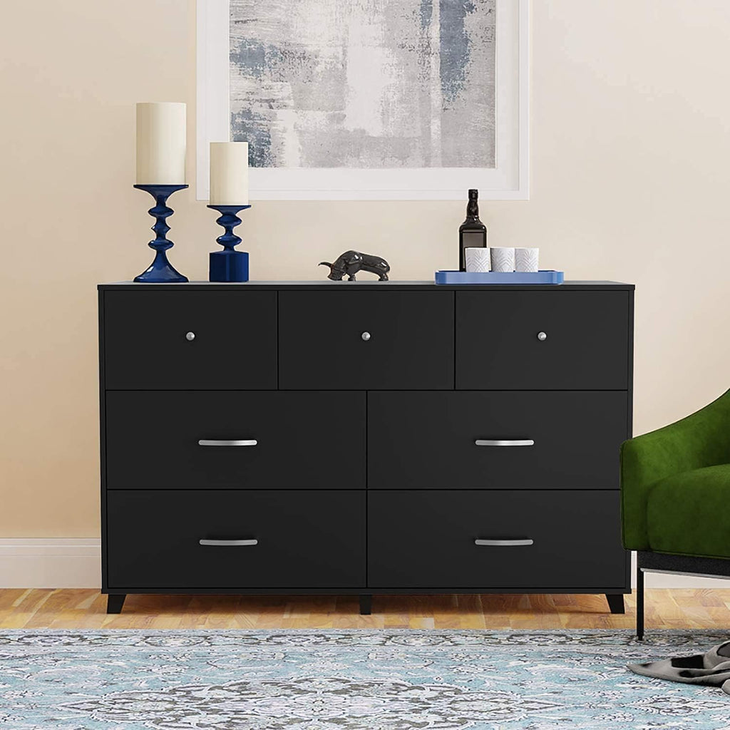 White 7 Drawer Dresser Q7602