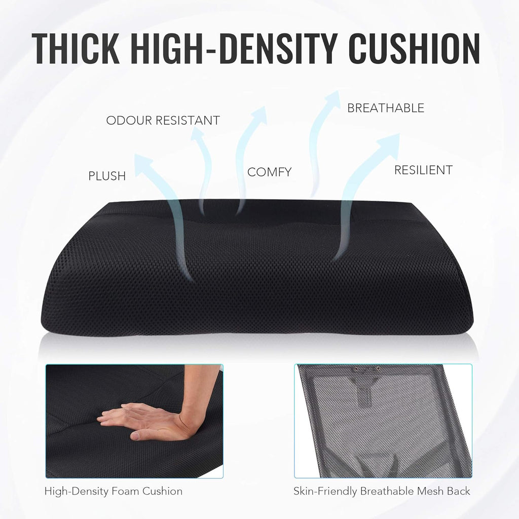Black Ergonomic Mesh Office Chair with Lumbar Support V133