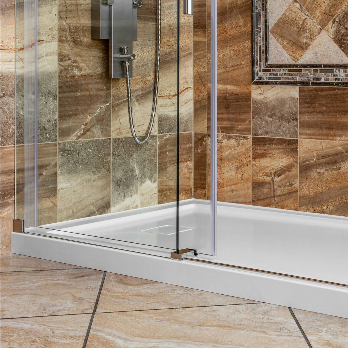 60 x 32 Single Threshold Shower Pan Base V270