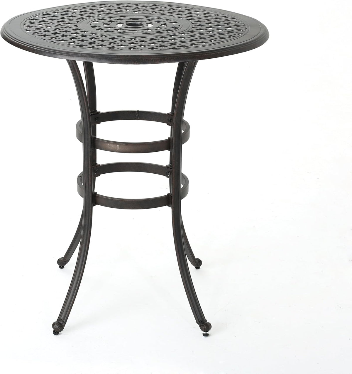Cast Aluminum Round Bar Table H36136