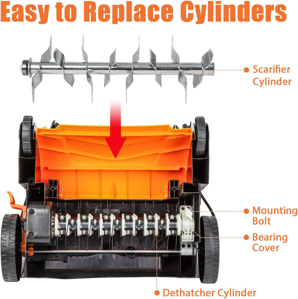 13-Inch 12AMP Scarifier and Dethatcher A2952