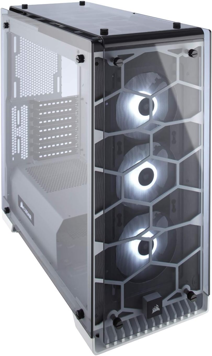 Black Mid-Tower Case with 3 RGB Fans X8497