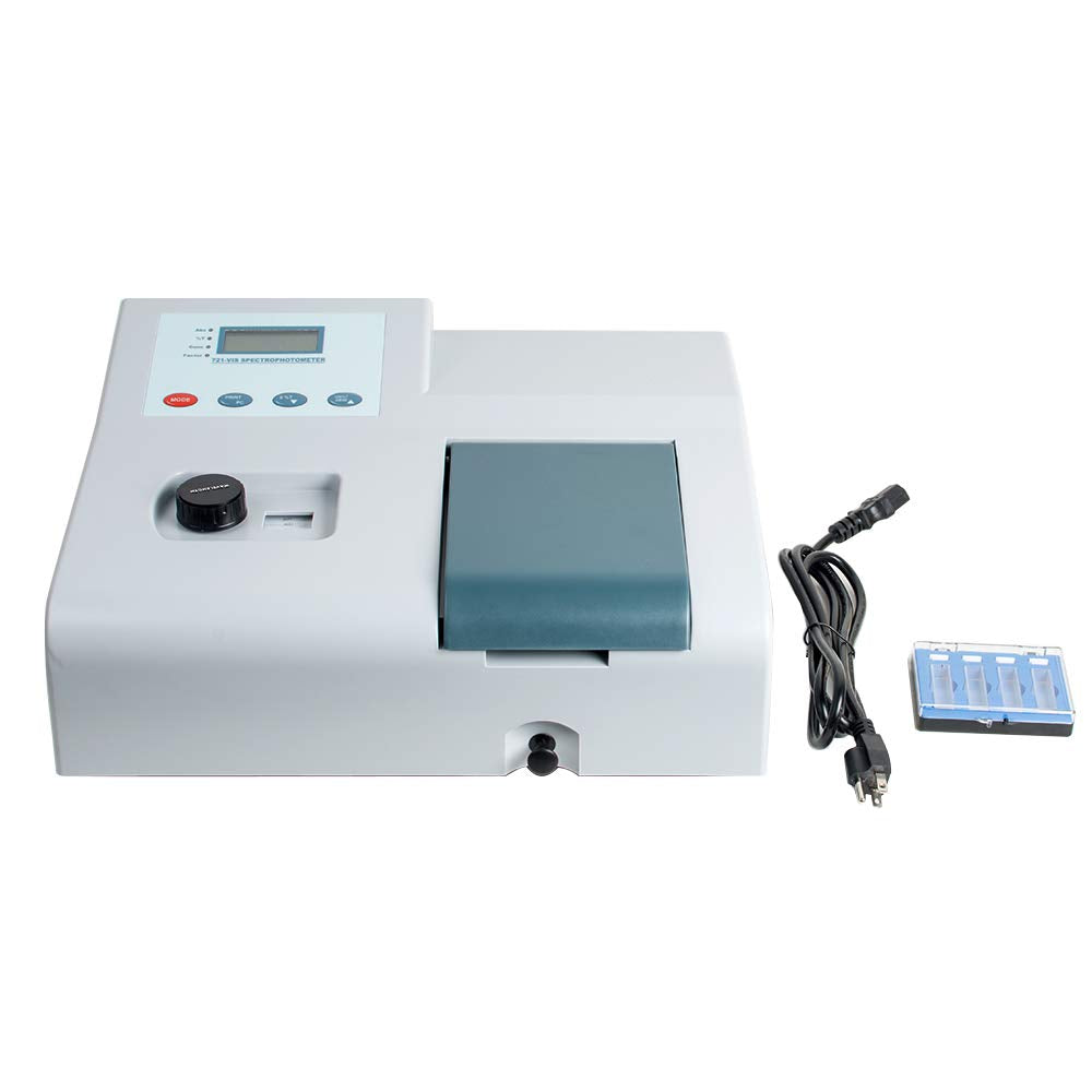 Visible Spectrophotometer LCD Display 350-1020nm Tungsten Lamp N8469