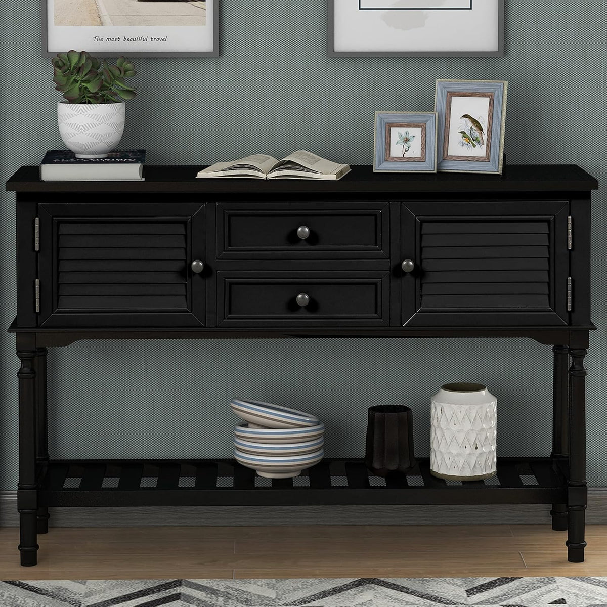 Light Green MDF Sideboard Console Table F502652