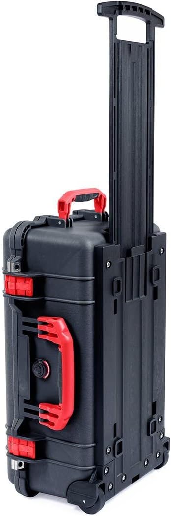 Black & Red Pelican 1510 Case with TrekPak Dividers & Mesh Lid Organizer L424