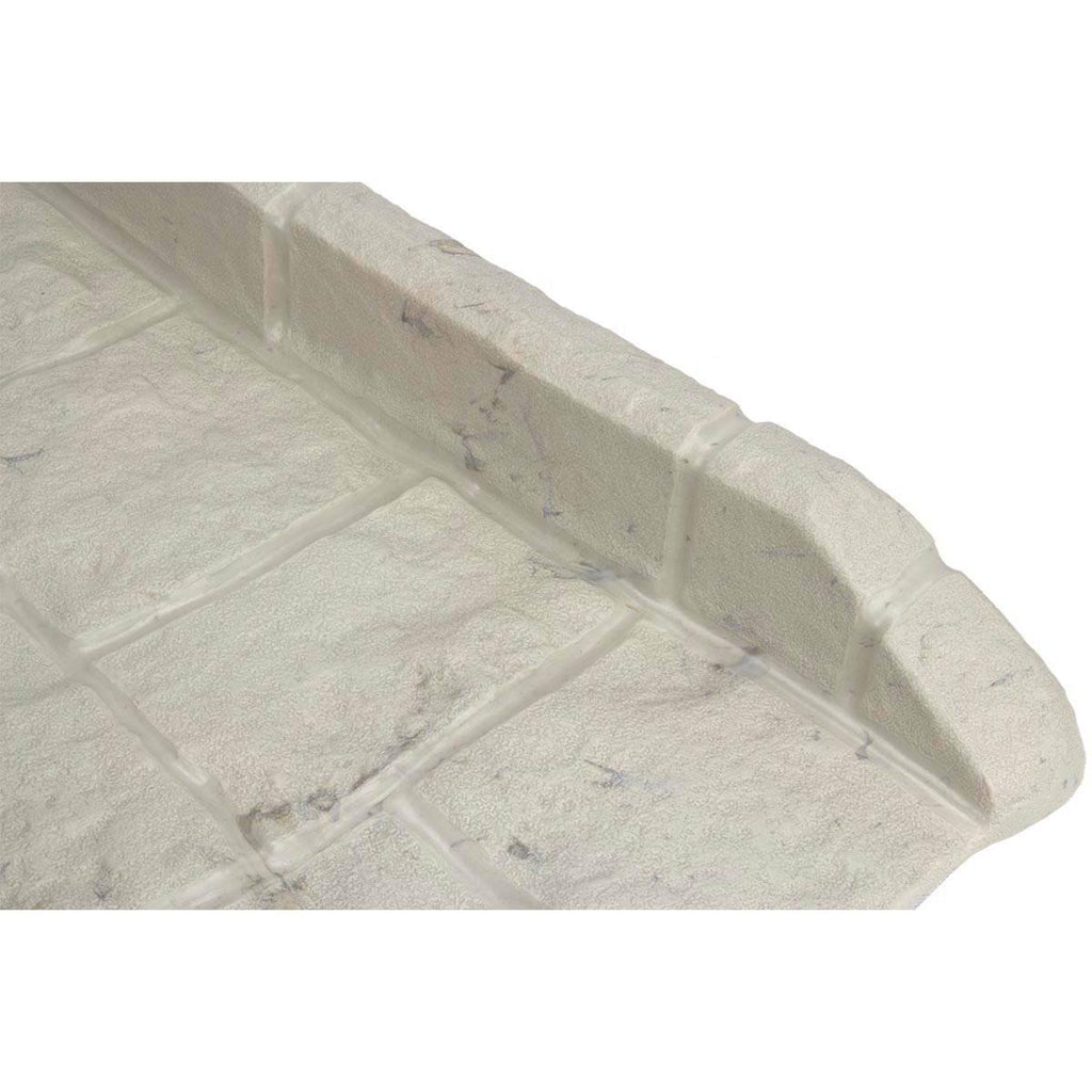 Light Taupe Decorative Rain Gutter Downspout Splash Block 6 Pack B15756