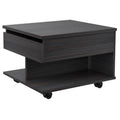 Lift Top Coffee Table with Casters in Espresso Y500