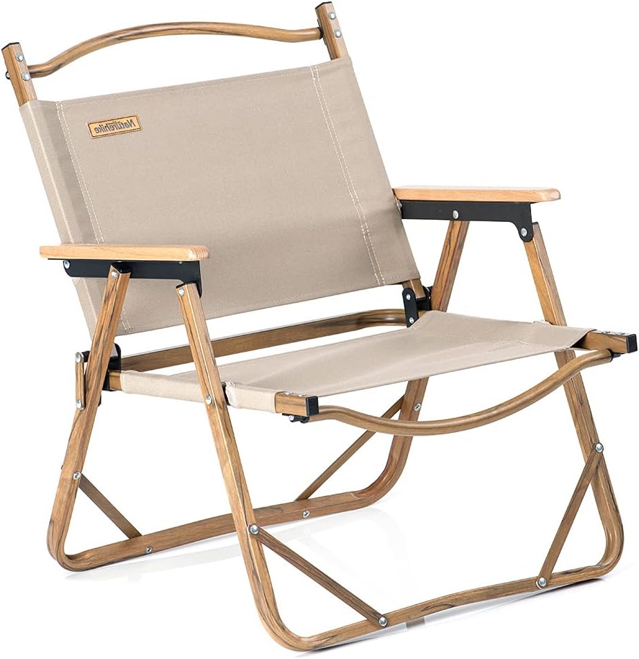 Wood Grain Aluminum Portable Folding Camping Chair R593