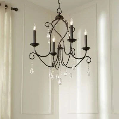 4-Light Candle Style Chandelier C1973