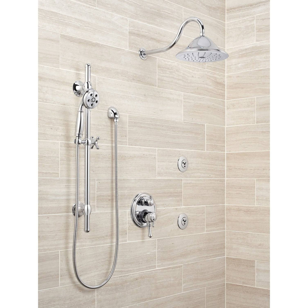 Polished Nickel Valve Trim with 6 Setting Integrated Diverter I518