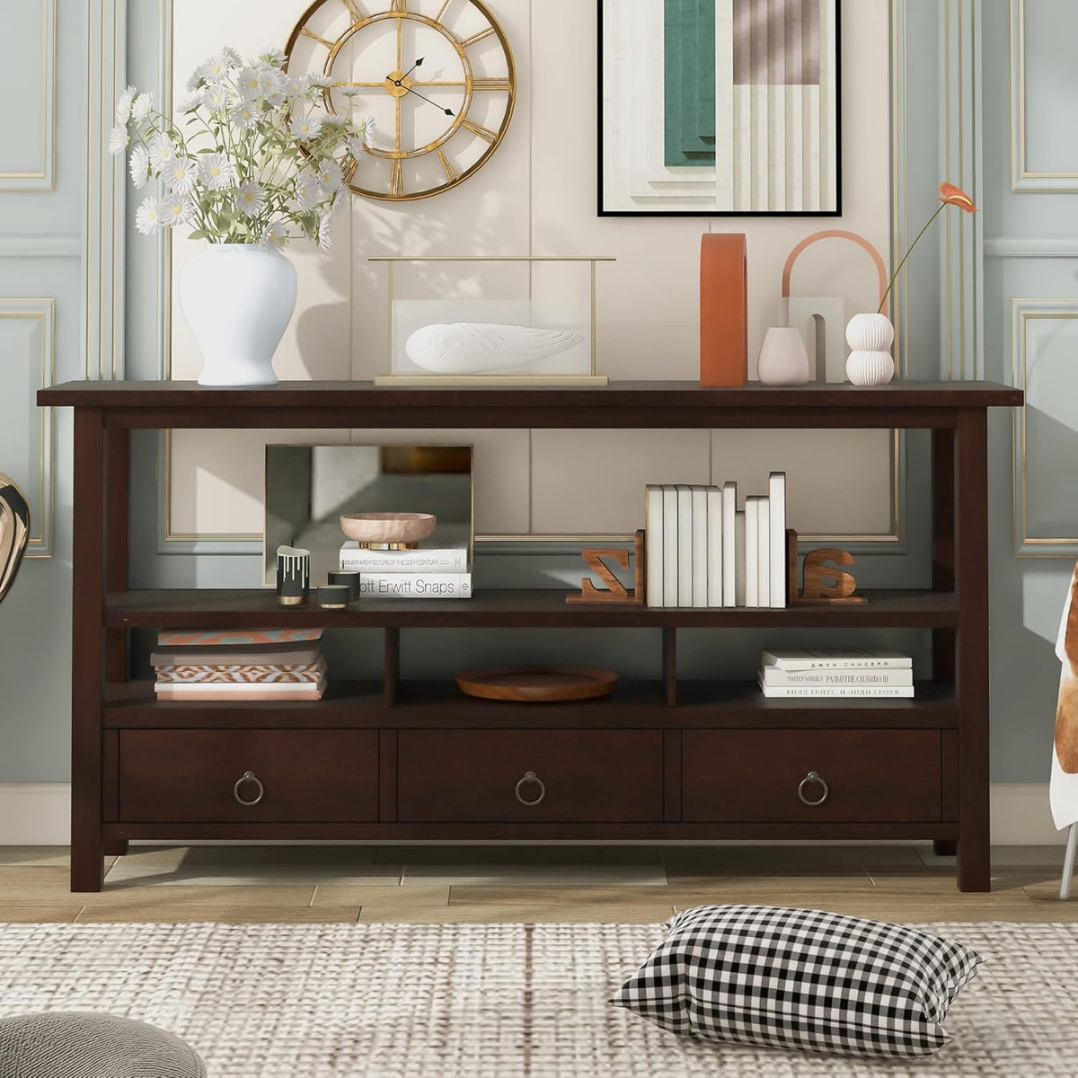 Light Green MDF Sideboard Console Table F502652