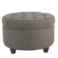 Tufted Storage Ottoman O3481