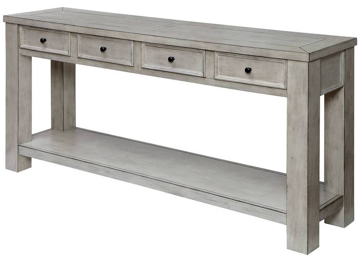 Antique White Sofa Table F372653