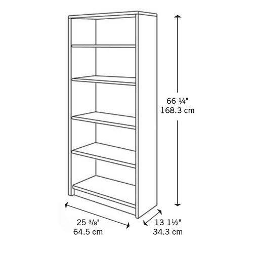 5-Shelf Bookcase O839