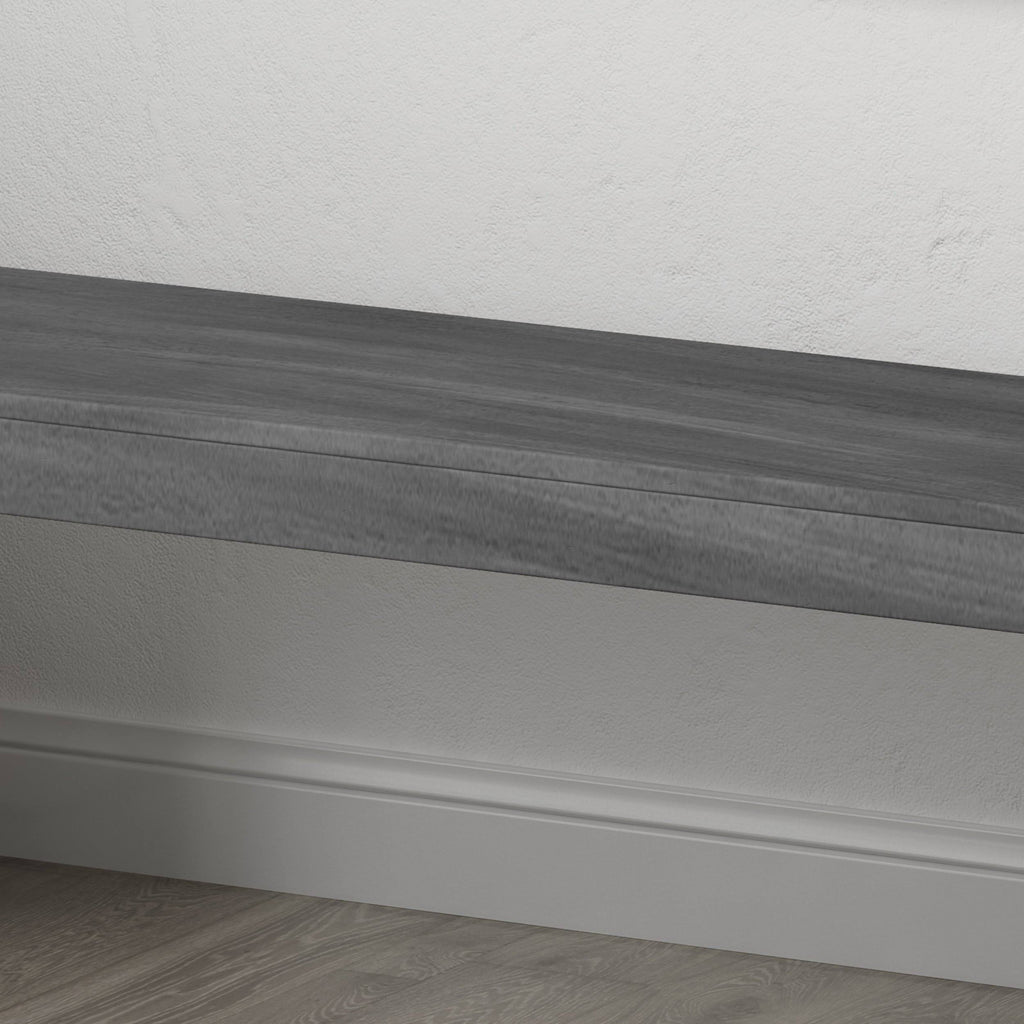 Black Acacia Wood Bench Q9453