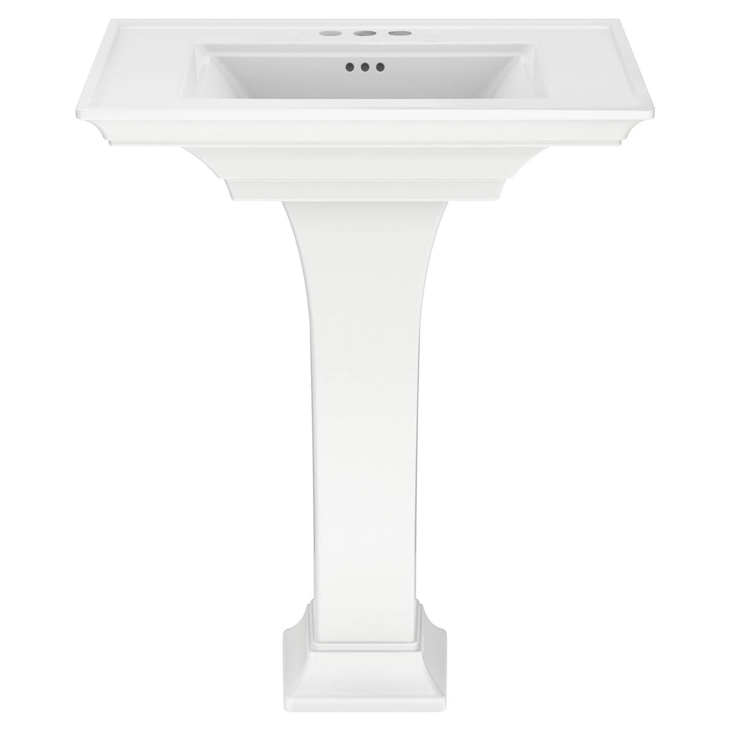 White Pedestal Bathroom Sink Z77286