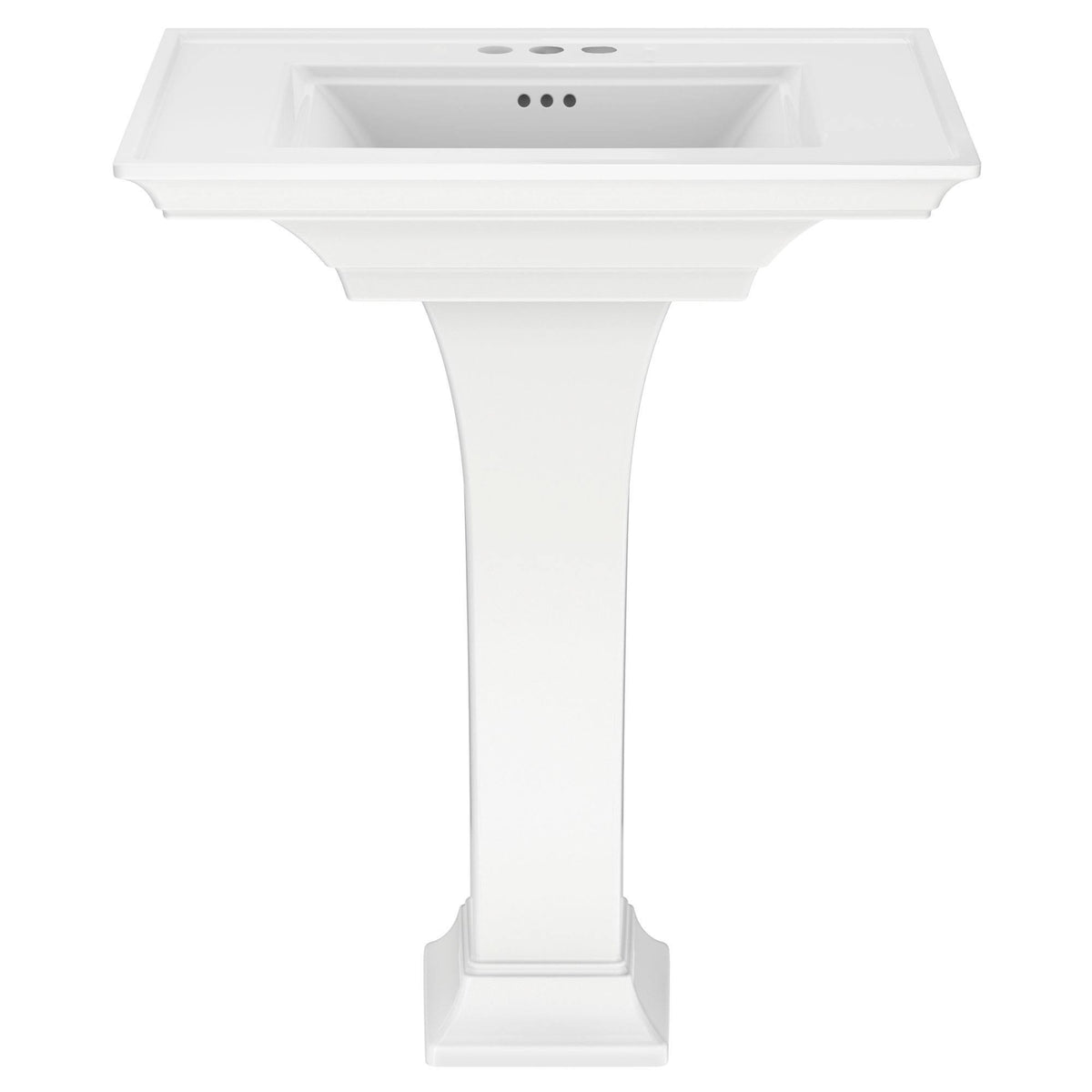 White Pedestal Bathroom Sink Z77286