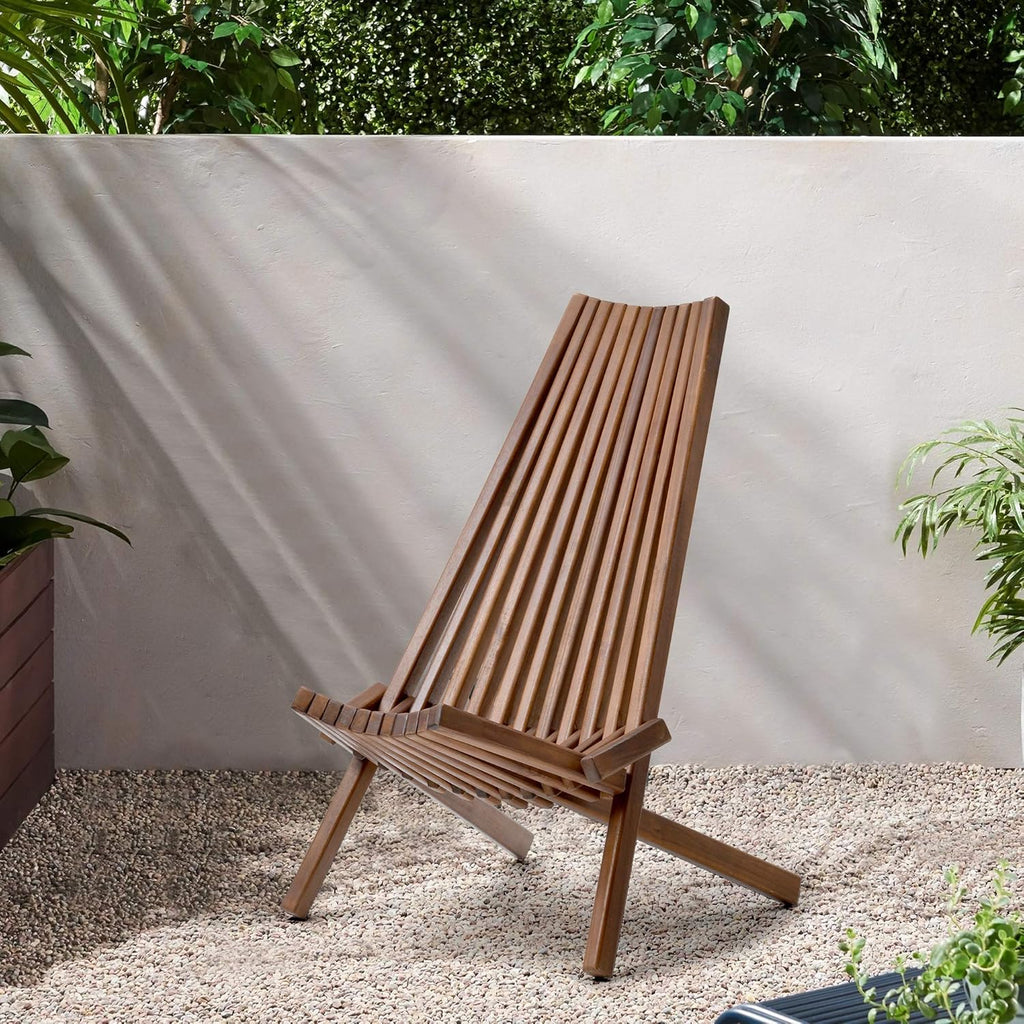 Acacia Folding Wooden Outdoor Chair L688157