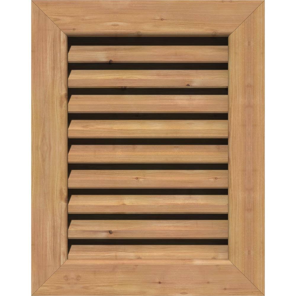Vertical Gable Vent Unfinished Functional U810