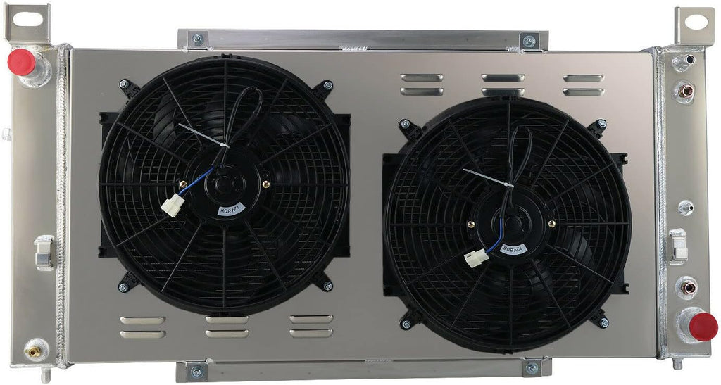 3 Row Aluminum Radiator with Shroud Fan Relay I74044