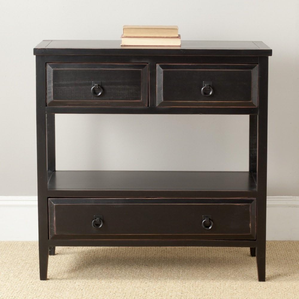 Black 3-Drawer Sideboard K107