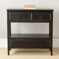 Black 3-Drawer Sideboard K107