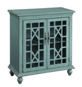 Blue Two Door Cabinet Z665508