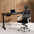 Black Ergonomic Mesh Office Chair with Lumbar Support V133