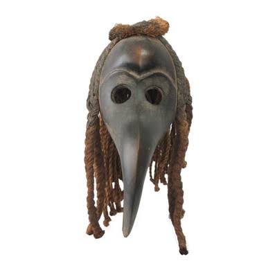 Hand Carved Mask Wall Décor G486067