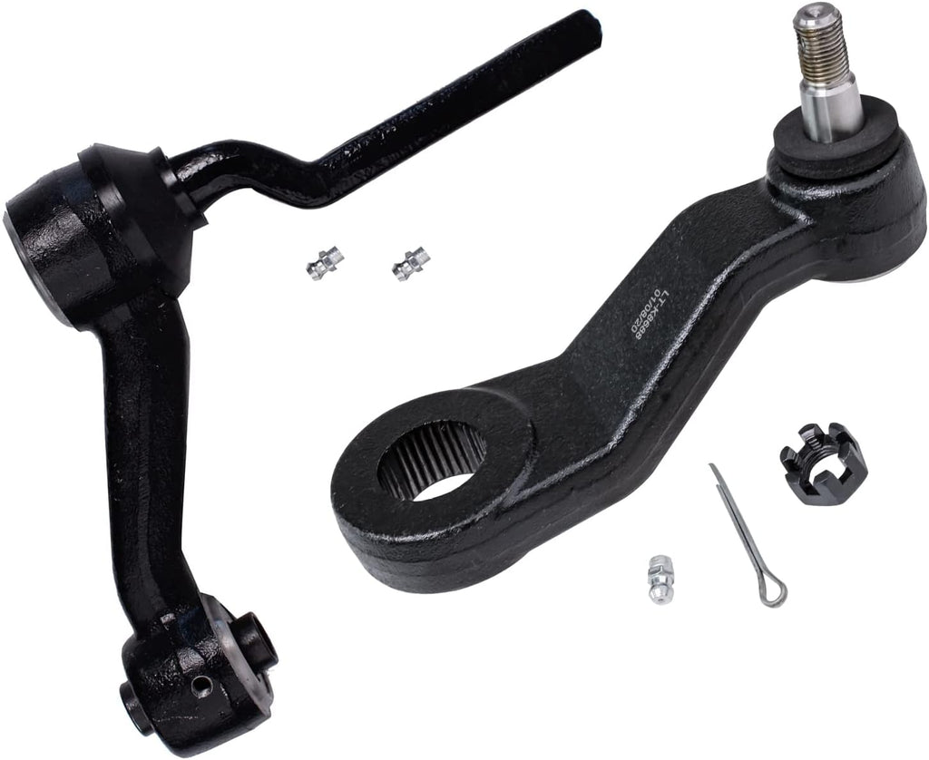 14PC Front Steering Idler Arm Pitman Arm Tie Rods Sway Bars Ball Joints R51459