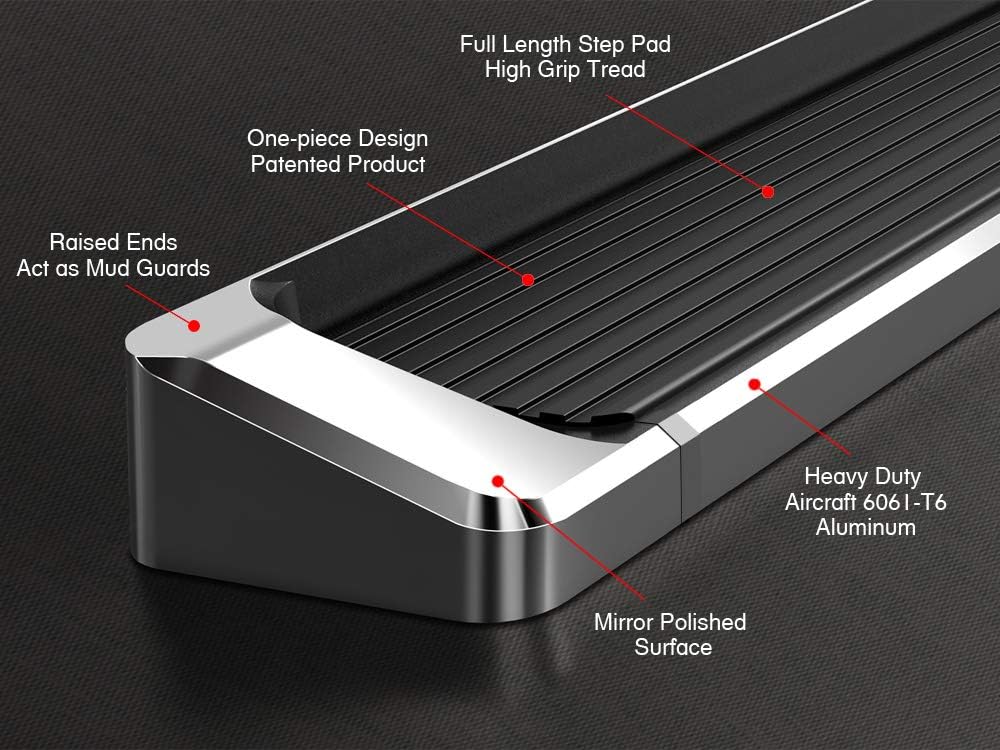Running Boards 6in Double Cab P161194