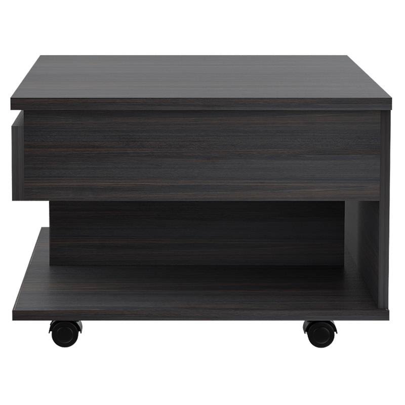 Lift Top Coffee Table with Casters in Espresso Y500
