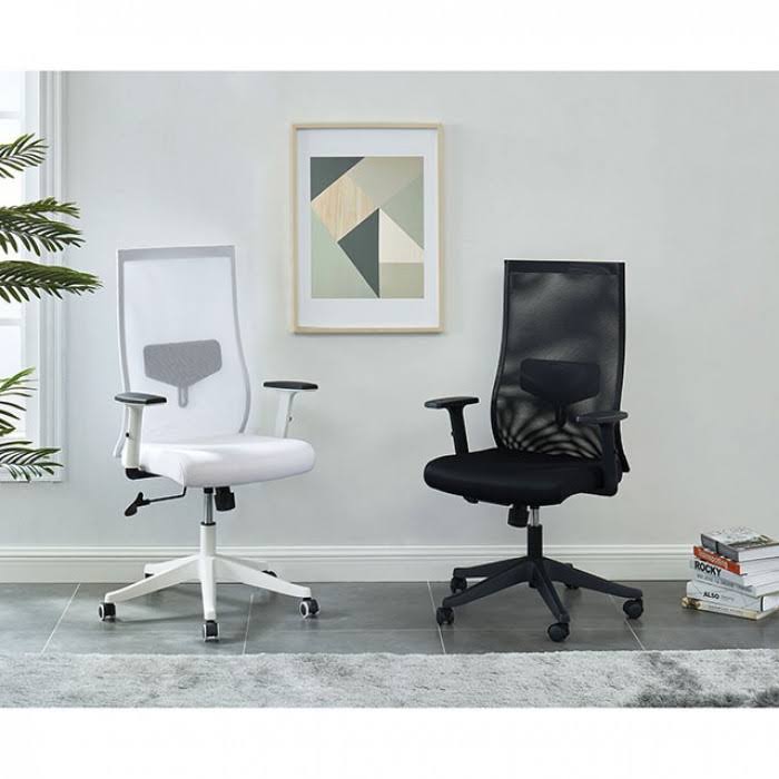 White Large Office Chair F85602