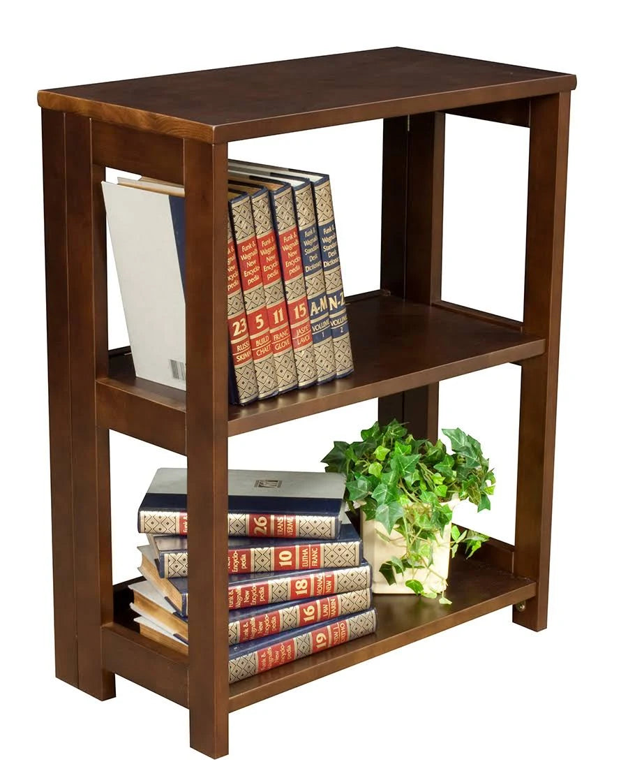 28x22 Folding Bookcase Medium Oak W15406