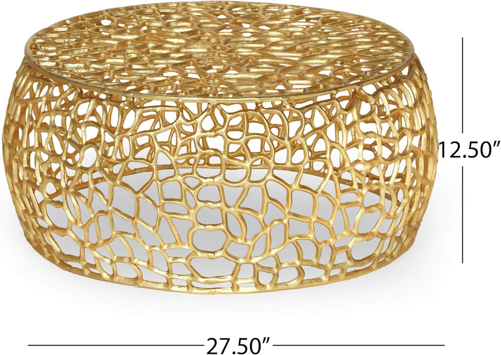 Modern Aluminum Mesh Coffee Table B34840
