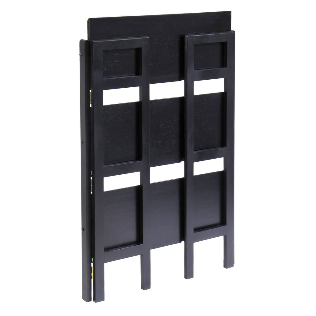 3-Pc Set Folding Bookcase with Fabric Basket D359150