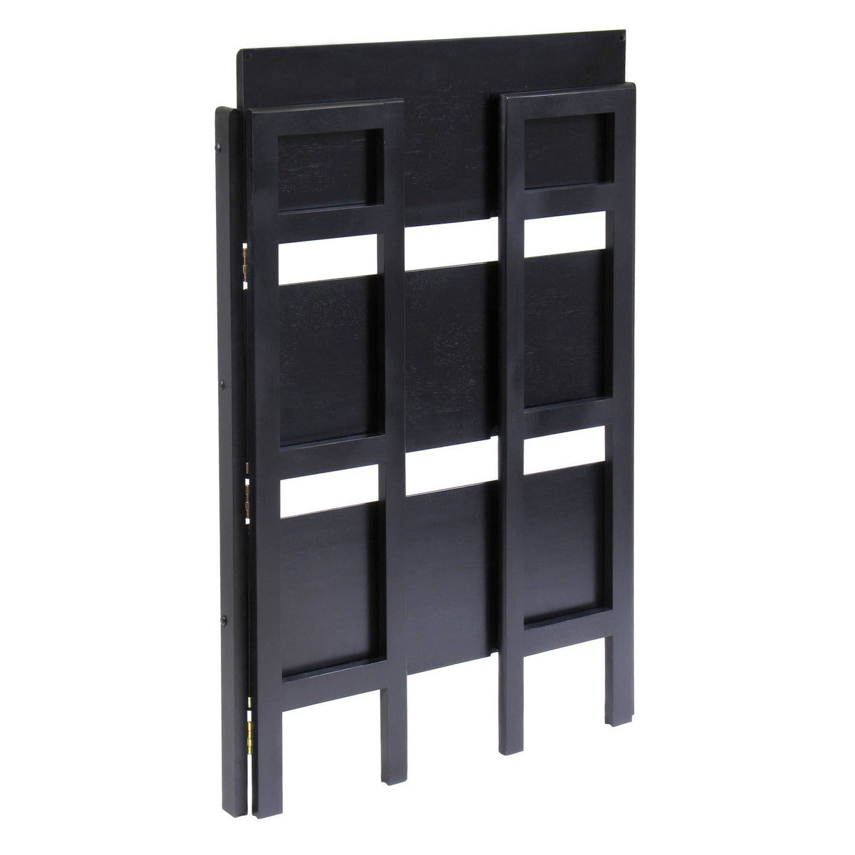 3-Pc Set Folding Bookcase with Fabric Basket D359150