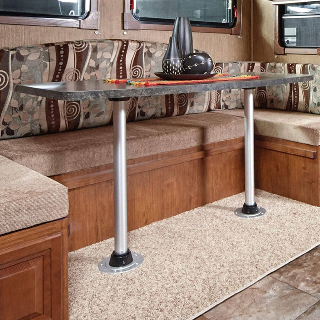 Height Adjustable Swivel Table Leg with Stable Base Ring S514874