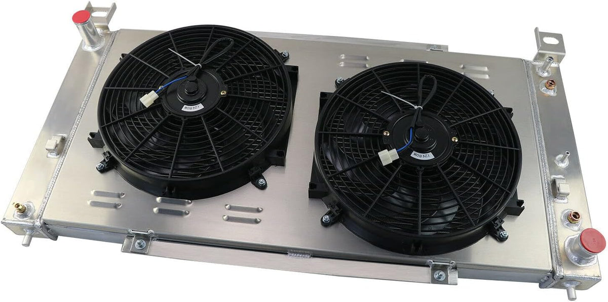 3 Row Aluminum Radiator with Shroud Fan Relay I74044