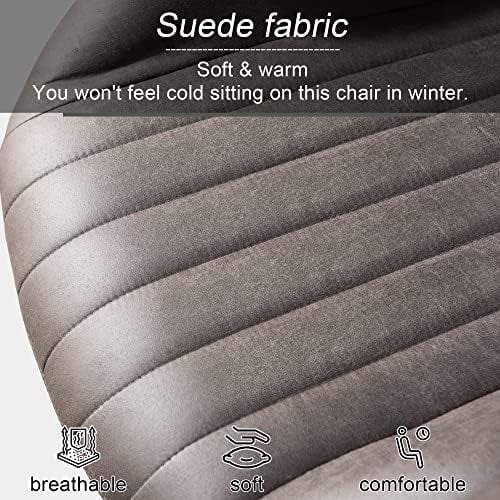 Ergonomic Suede Fabric Office Chair E48657