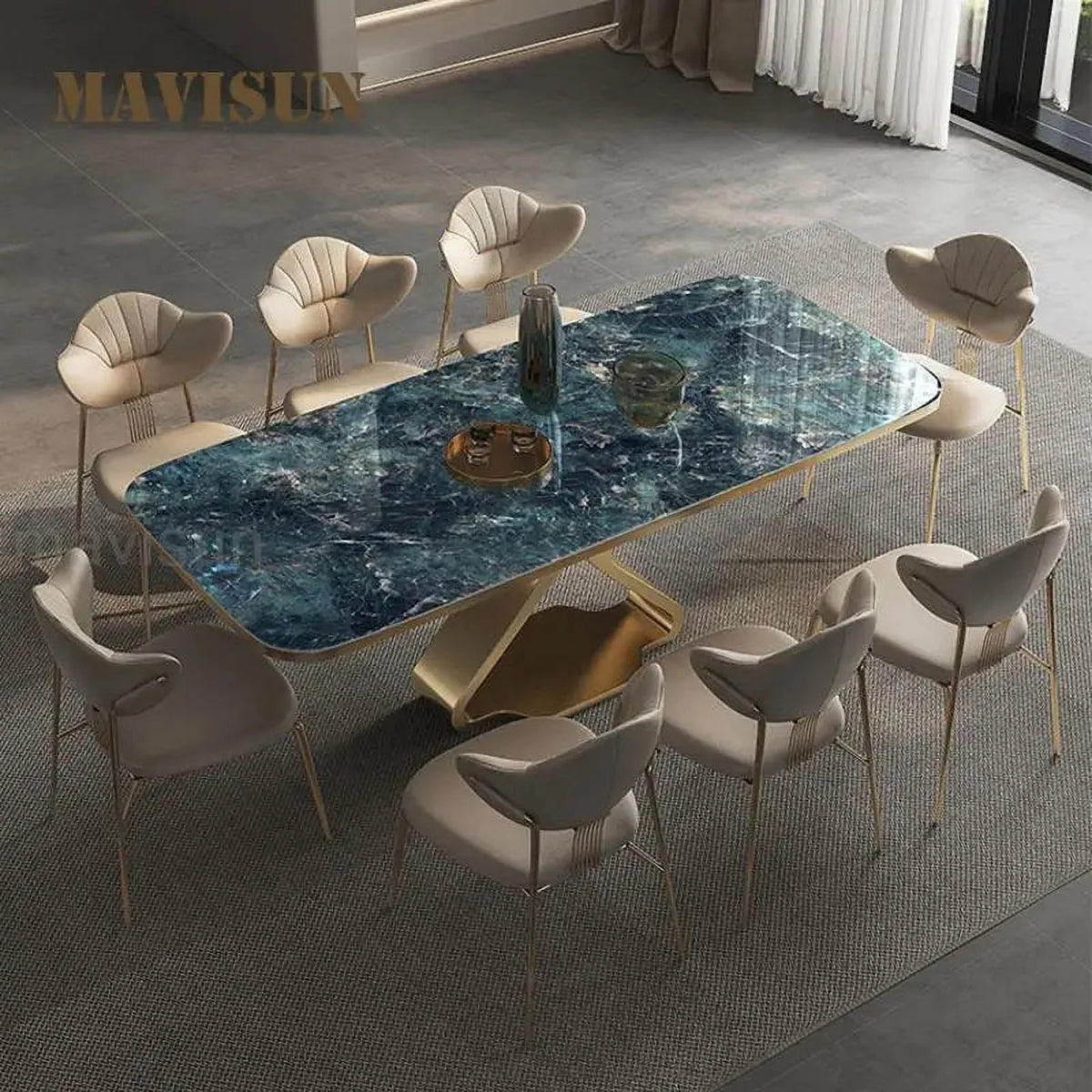 Luxury Dining Table and Chairs U140