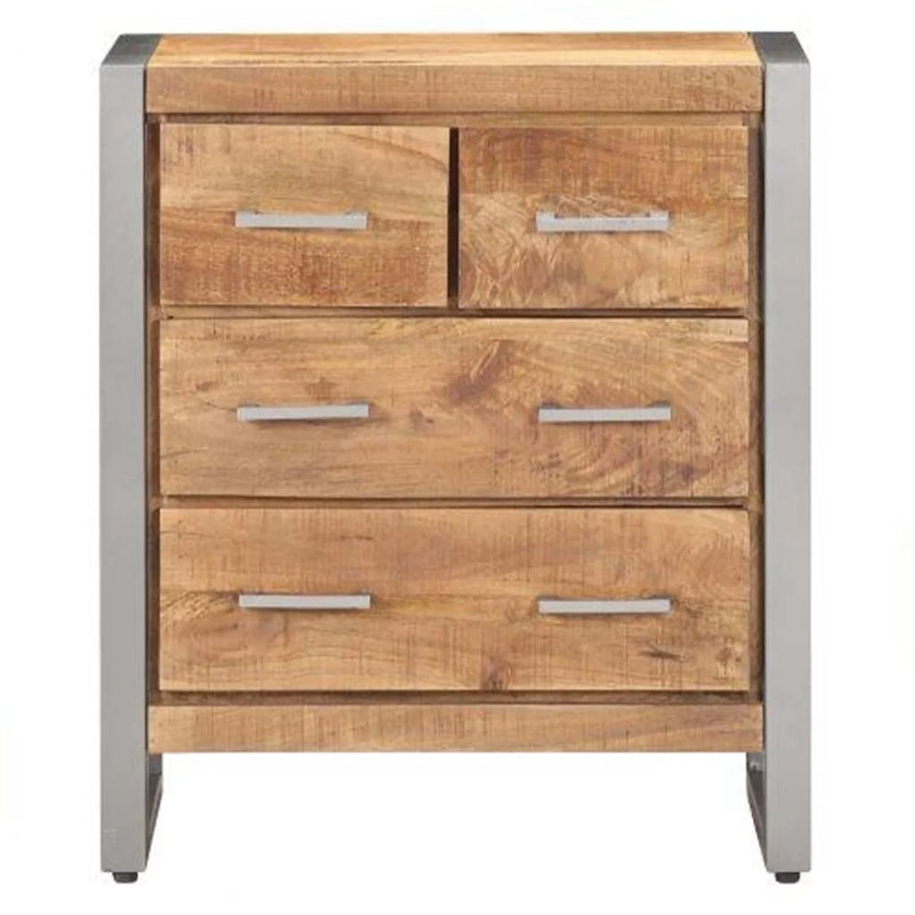Rough Mango Wood Storage Cabinet K703597